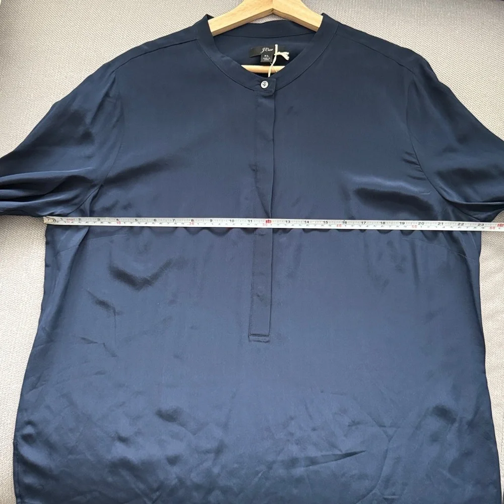 J.Crew XL Silk Tunic Blouse